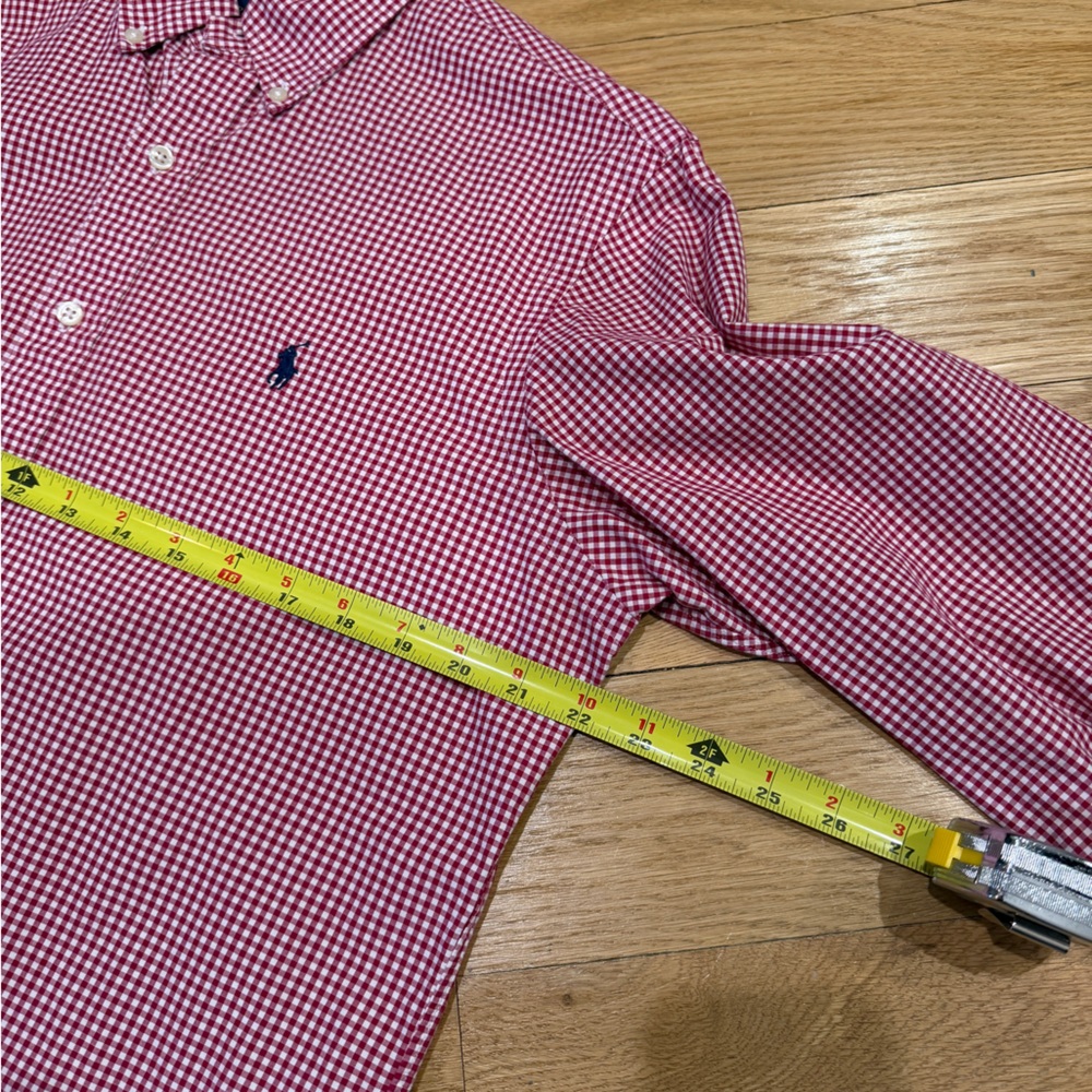 Ralph Lauren Red Checkered Button Up - Picture 5 of 6